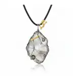 quartz pendant necklace